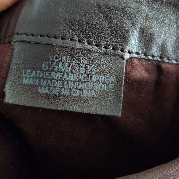 Vince Camuto Kellisi Tall Brown Leather Boot 6.5 - Picture 8 of 8